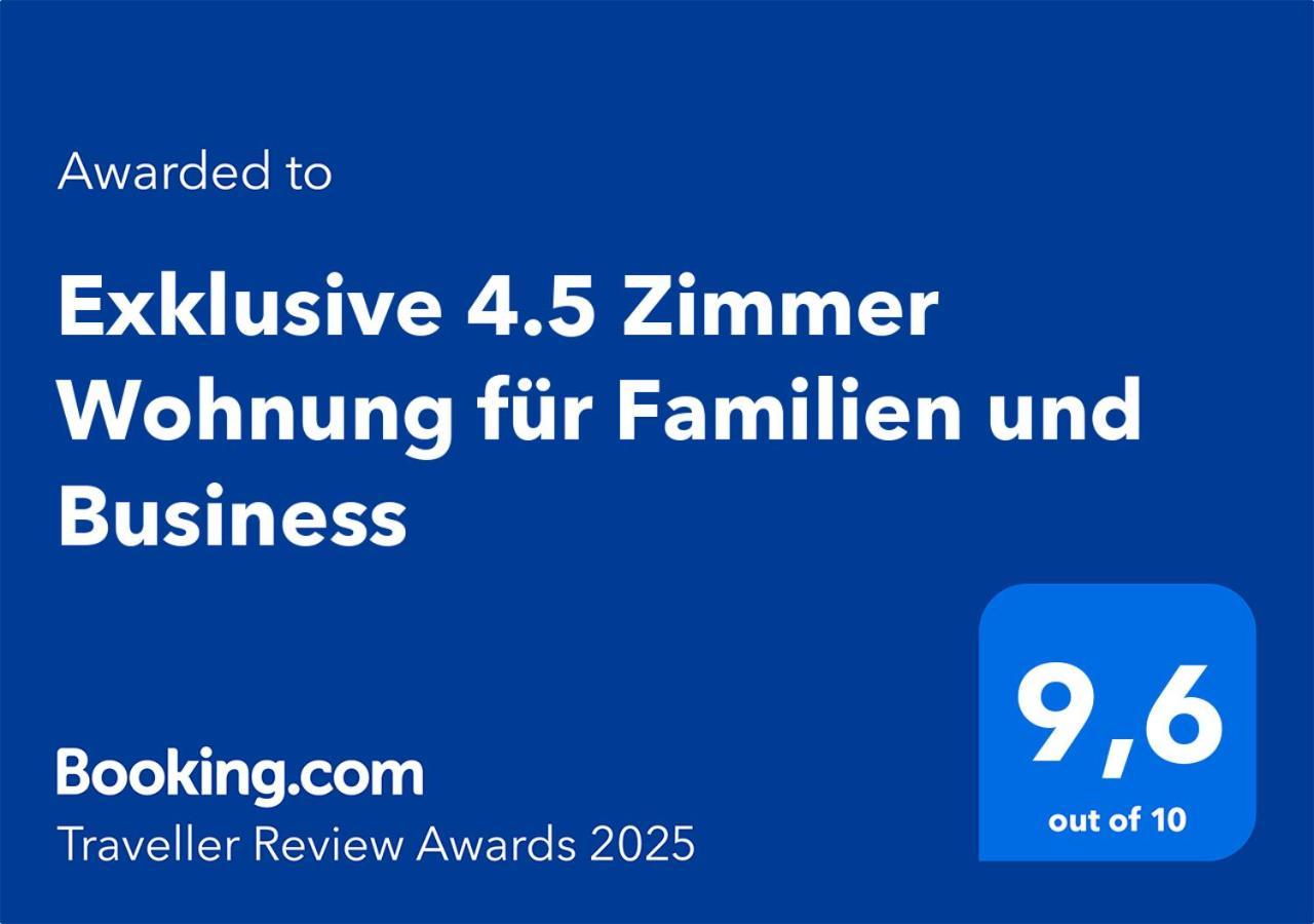 Exklusive 4.5 Zimmer Wohnung Fuer Familien Und Business 埃申茨 外观 照片